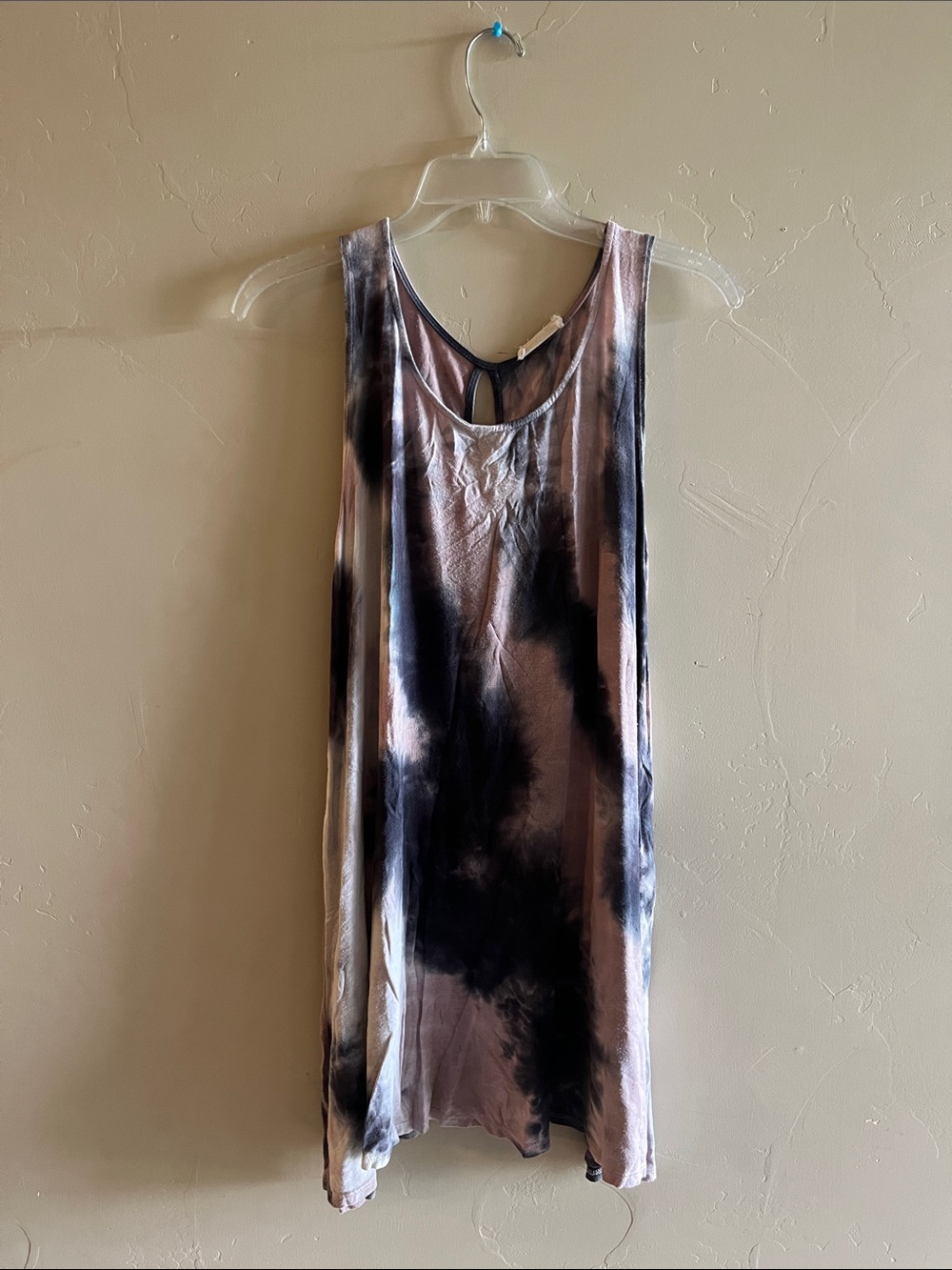 Rolla Coster Black & Mauve Tie-Dye Tank Dress